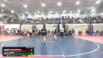 235 lbs Champ. Round 1 - Aubrey Bartkowiak, Attica vs Ruth Tobar, Noblesville