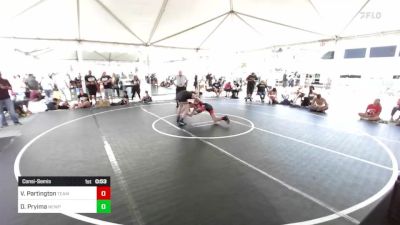 138 lbs Consolation - Vince Partington, Team Thunder vs Demian Pryima, Newport Harbor