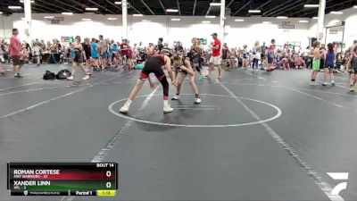 80 lbs Round 4 (8 Team) - Roman Cortese, Mat Warriors vs Xander Linn, HFL