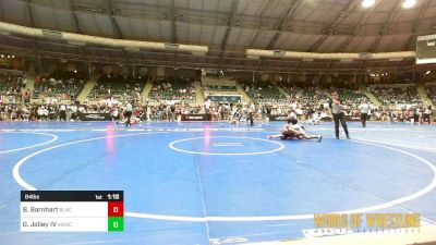 84 lbs Round Of 32 - Bradley Barnhart, Black Fox Academy vs George Jolley IV, MarcAurele Youth