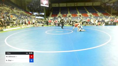 117 lbs Cons 16 #2 - Margaret Gillmore, Wisconsin vs Ashley Diaz, New York