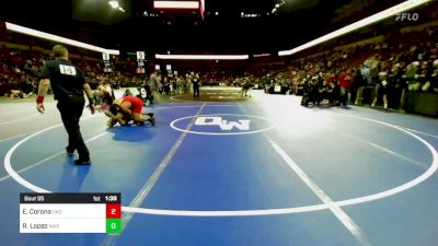 195 lbs Round Of 64 - Elias Corona, Oakdale (SJ) vs Ram Lopez, Wasco (CS)