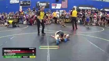 60 lbs Round 1 (4 Team) - Eli Schaefer, Team Gotcha vs Braden Dykhouse, Mat Monsters