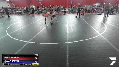 117 lbs Quarterfinal - Ayane Jasinski, IL vs Aliana Rauter, WI