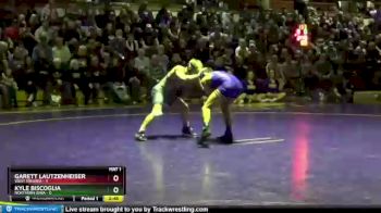 133 lbs Kyle Biscoglia, Northern Iowa vs Garett Lautzenheiser, West Virginia