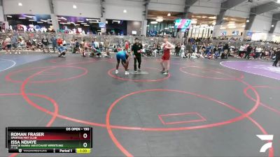 190 lbs Quarterfinal - Issa Ndiaye, Gracie Barra Westchase Wrestling Club vs Roman Fraser, Spartan Mat Club