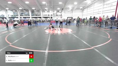 74 lbs Consi Of 16 #2 - Evan McMann, Smitty's Wrestling Barn vs Liam Kelo, Wolfgang Wr Ac