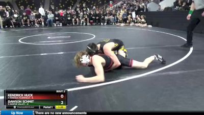 132 lbs Quarterfinal - Kendrick Huck, 4-Nashua-Plainfield vs Dawson Schmit, 5-Wapsie Valley