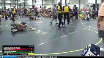 96 lbs Round 3 (6 Team) - Lincoln Hinchman, Olympia Red vs Michael Klein, Steel Valley