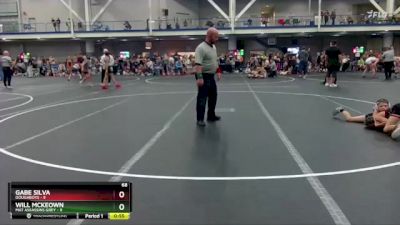 68 lbs Round 3 (8 Team) - Will McKeown, Mat Assassins Grey vs Gabe Silva, Doughboys