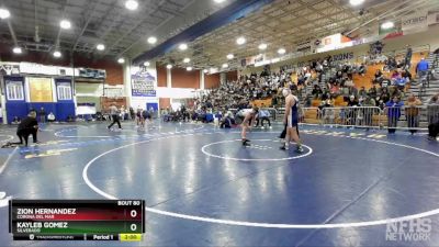 175 lbs Champ. Round 1 - Kayleb Gomez, Silverado vs ZIon Hernandez, Corona Del Mar