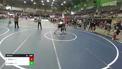 190 lbs Rr Rnd 1 - Luc Davis, Midwest Destroyers vs Adriel Green, Trojan Youth Wrestling