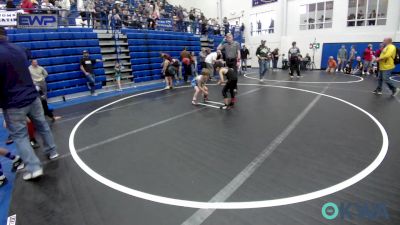 55 lbs Consi Of 8 #2 - Mateo Sierra, OKC Saints Wrestling vs Daxton Ray, Division Bell Wrestling