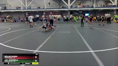 84 lbs Round 4 (8 Team) - Nolan Huska, Roughhouse vs Leo Spagnola, Ruthless WC