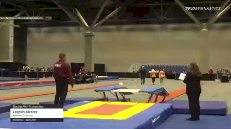 Loghan Alvarez - Double Mini Trampoline, Midwest Training - 2021 USA Gymnastics Championships
