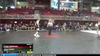 145 lbs Round 3 (8 Team) - Tyler Zwingman, Columbus vs Drew Moser, Waverly