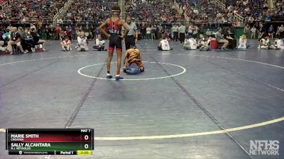 4A 106 lbs Quarterfinal - Brian Trujillo, New Hanover vs Jekai Sedgwick, Hoke County