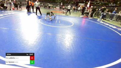 60 lbs Round Of 32 - Alexander LaBella, South Plainfield vs Aiden Spisso, Pursuit Wrestling Club