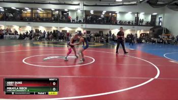 123 lbs Round 1 (10 Team) - Abby Duke, Elmira vs Mikayla Rieck, Lakeland University