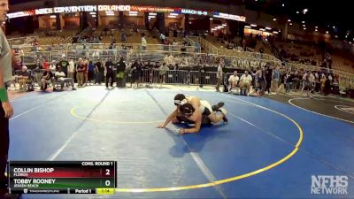 1A 220 lbs Cons. Round 1 - Tobby Rooney, Jensen Beach vs Collin Bishop, Florida