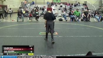 53 lbs Round 3 (4 Team) - Max Golden, Untouchables-Olympia vs Caleb Pick, Saranac Youth Wrestling Club