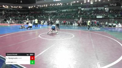 85 lbs Consi Of 16 #2 - Leonardo Spagnuolo, Hanover Park vs Johnny Erven, Brick Wrestling Club