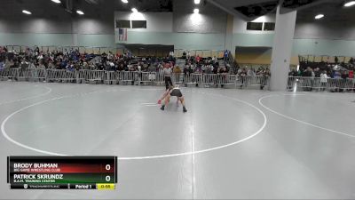 126 lbs Cons. Round 3 - Brody Buhman, Big Game Wrestling Club vs Patrick Skrundz, B.A.M. Training Center