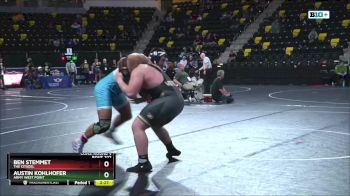 285 lbs Cons. Round 4 - Ben Stemmet, The Citadel vs Austin Kohlhofer, Army West Point