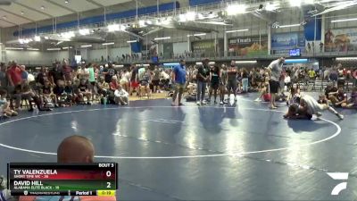 108 lbs Quarterfinals (8 Team) - David Hill, Alabama Elite Black vs Ty Valenzuela, Short Time WC