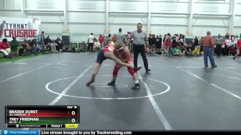 120 lbs Round 8 (10 Team) - Braden Durst, All American vs Trey Friedman, Rd-Up