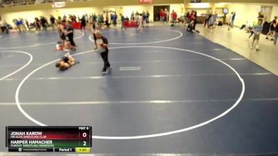 87 lbs Semifinal - Jonah Karow, MN Elite Wrestling Club vs Harper Hamacher, Pursuit Wrestling Minnesota