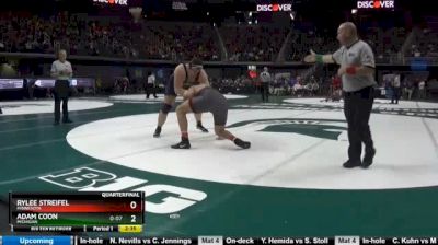 285 lbs Quarterfinal - Rylee Streifel, Minnesota vs Adam Coon, Michigan