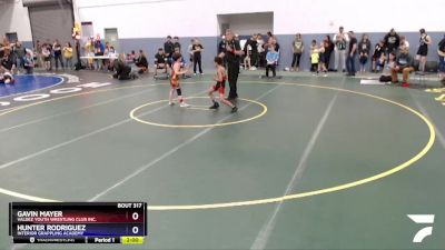 67 lbs Final - Hunter Rodriguez, Interior Grappling Academy vs Gavin Mayer, Valdez Youth Wrestling Club Inc.