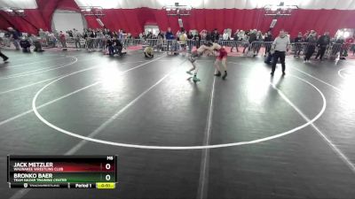 114 lbs Cons. Round 2 - Bronko Baer, Team Nazar Training Center vs Jack Metzler, Waunakee Wrestling Club