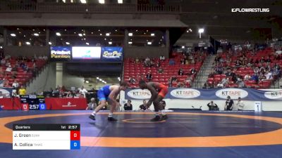 70 kg Quarters - James Green, Sunkist Kids Wrestling Club vs Anthony Collica, TMWC/ OKRTC