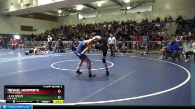 120 lbs Champ. Round 2 - Michael Ainsworth, Citrus Valley vs Luis Solis, Los Altos