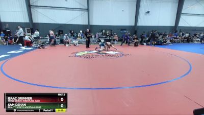 132 lbs Cons. Round 3 - Isaac Grimmer, Triple Crown Wrestling Club vs Sam DeHan, Reality Sports Wrestling Club