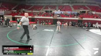 120 lbs Placement (4 Team) - Haley Hunsucker, Arlington Martin vs Cora Hayes, Southlake Carroll