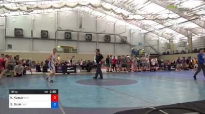 61 kg Consi Of 32 #1 - Hunter Kosco, New England RTC vs Samuel Book, Cavalier Wrestling Club