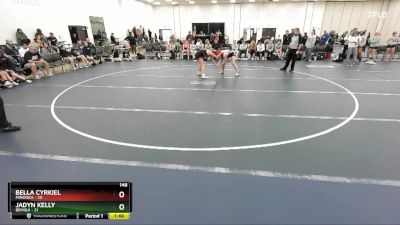 148 lbs Round 3 (6 Team) - Bella Cyrkiel, Minooka vs Jadyn Kelly, Bemidji