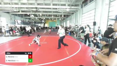 40 lbs Consolation - Christopher Moreno, Oceanside WC vs Dakota Mendoza, Cvbjj