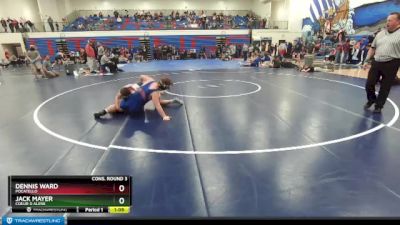 152 lbs Cons. Round 3 - Jack Mayer, Coeur D Alene vs Dennis Ward, Pocatello