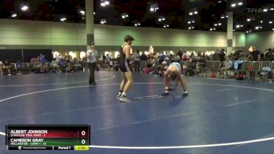 182 lbs Round 4 (6 Team) - Albert Johnson, Coastline Tidal Wave vs Cameron Gray, Wellington - Comm 1