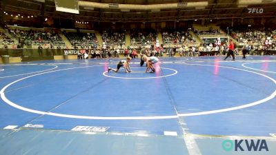 64 lbs Semifinal - Jonah Ford, Collinsville Cardinal Youth Wrestling vs Arlie Zorn, Noble Takedown Club