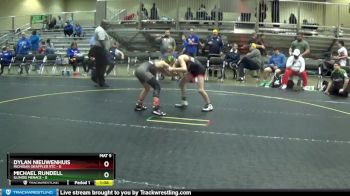 80 lbs Round 3 (6 Team) - Dylan Nieuwenhuis, Michigan Grappler RTC vs Michael Rundell, Illinois Menace