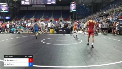 132 lbs Cons 32 #1 - William Anderson, Alabama vs Hunter Heflin, Tennessee