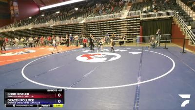 67 lbs 3rd Place Match - Bodie Kistler, Sheridan Wrestling Club vs Dracen Pollock, Eastside United Wrestling Club