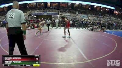 1A 120 lbs Quarterfinal - Raymen Jackson, Palm Bay vs Topher Pearson, Suwannee