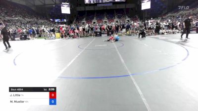 132 lbs Rnd Of 64 - Jarvis Little, Tennessee vs Maverick Mueller, Minnesota