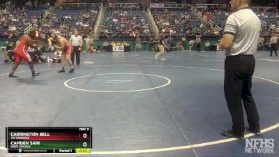 2A 285 lbs Cons. Round 2 - Camden Sain, West Lincoln vs Carrington Bell, TW Andrews